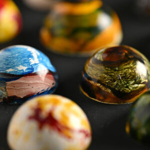 renkli dolgulu spesiyel çikolatalar