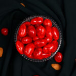 kırmızı badem draje