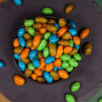 renkli yer fıstığı draje