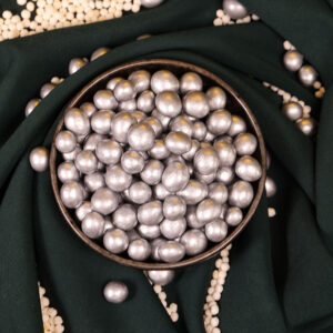 Kahve Çekirdekli Gümüş Draje